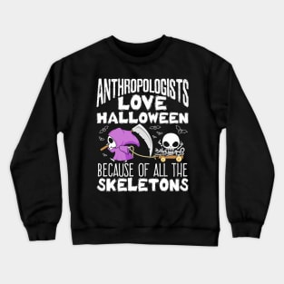 Anthropologists Love Halloween Crewneck Sweatshirt